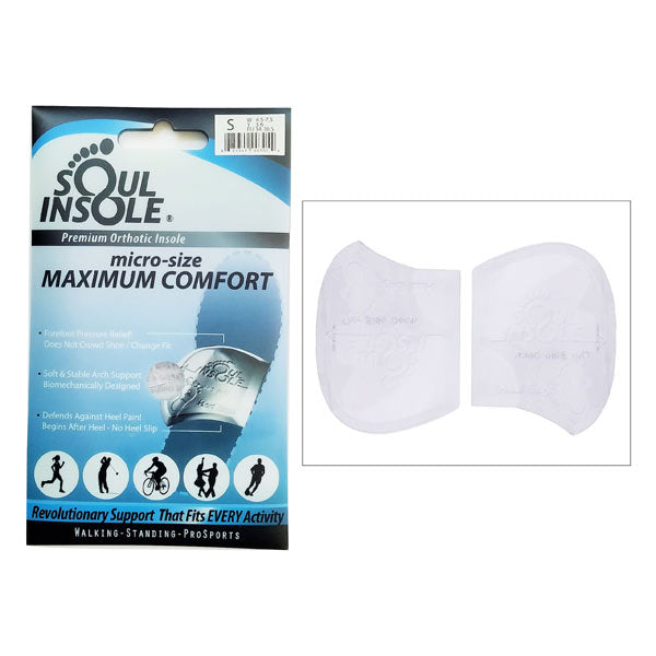 Soul Insole Plantilla Micro Órtesis Premium para Tratamiento de Fascitis Plantar y Espolón Calcáneo